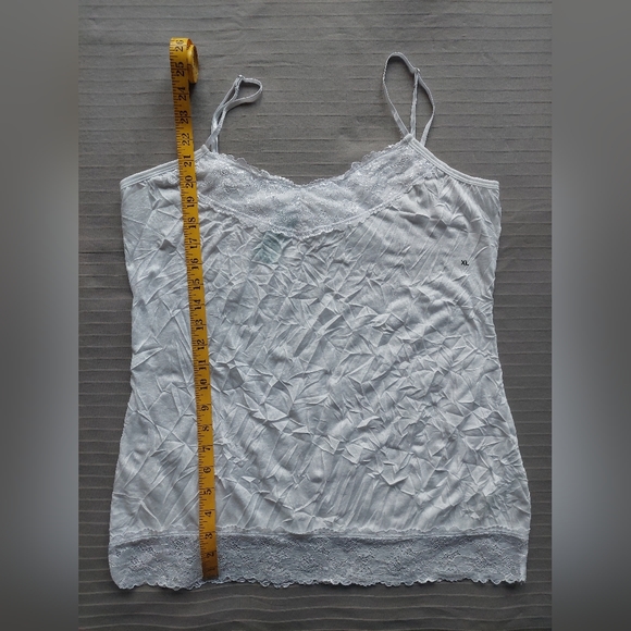 Maurices Lacy Tank Top | White | Size: XL - Picture 6 of 6
